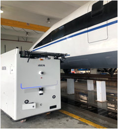 高铁清洁机器测试